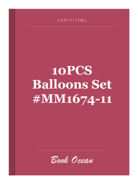 10PCS Balloons Set #MM1674-11