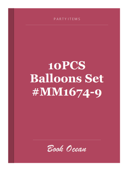 10PCS Balloons Set #MM1674-9