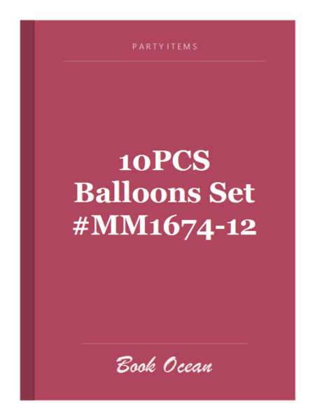 10PCS Balloons Set #MM1674-12