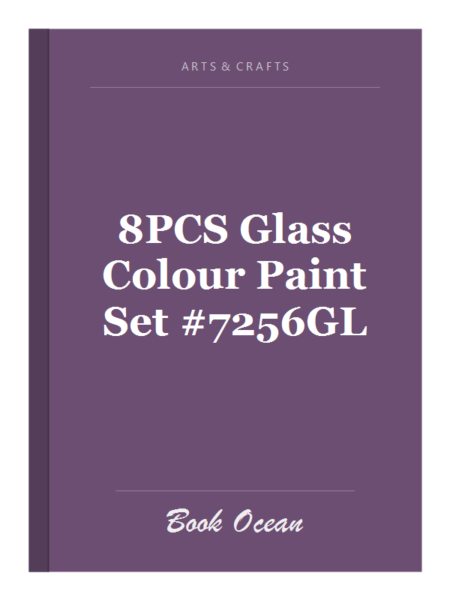 8PCS Glass Colour Paint Set #7256GL