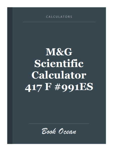 M&G Scientific Calculator 417 F #991ES