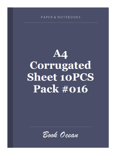 A4 Corrugated Sheet 10PCS Pack #016