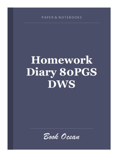 Homework Diary 80PGS DWS