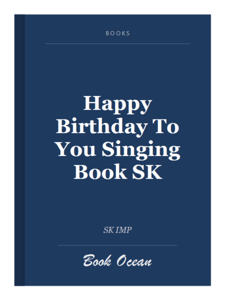 Happy Birthday To You Singing Book SK