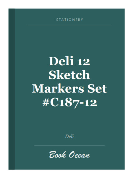 Deli 12 Sketch Markers Set #C187-12