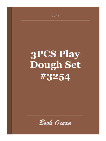 3PCS Play Dough Set #3254
