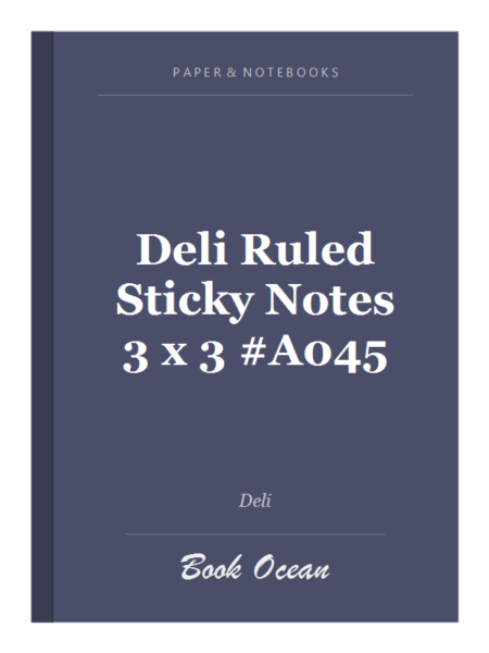 Deli Ruled Sticky Notes 3 x 3 #A045