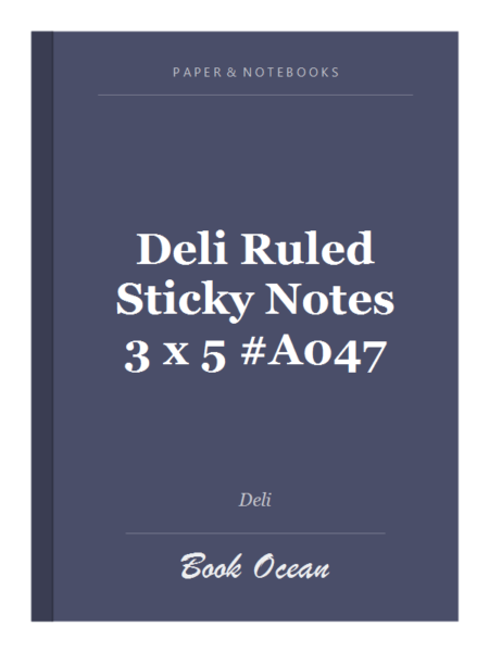 Deli Ruled Sticky Notes 3 x 5 #A047