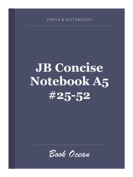 JB Concise Notebook A5 #25-52