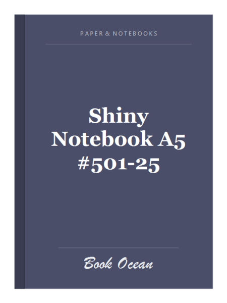 Shiny Notebook A5 #501-25