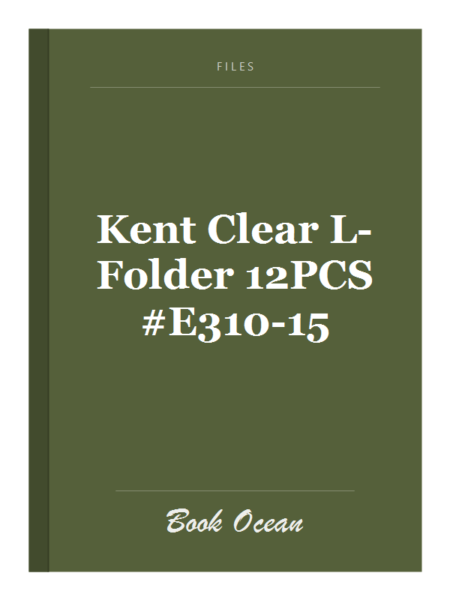 Kent Clear L-Folder 12PCS #E310-15