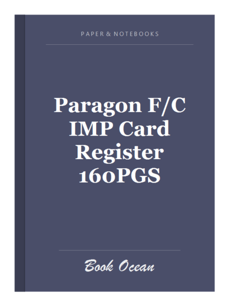 Paragon F/C IMP Card Register 160PGS