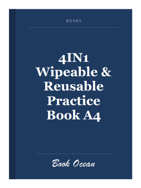4IN1 Wipeable & Reusable Practice Book A4
