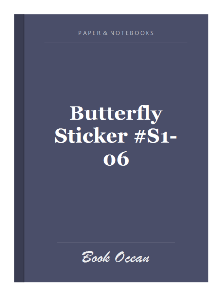 Butterfly Sticker #S1-06