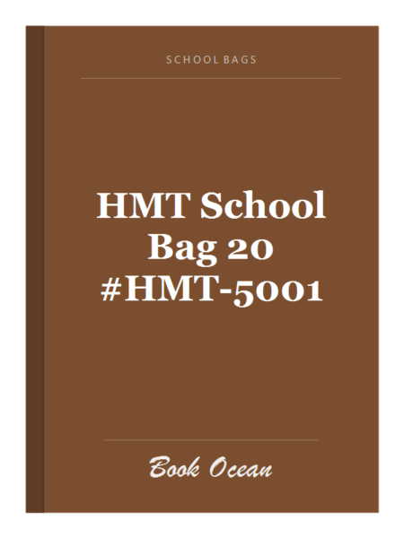 HMT School Bag 20 #HMT-5001
