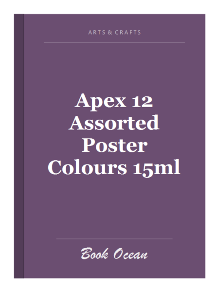 Apex 12 Assorted Poster Colours 15ml
