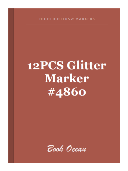 12PCS Glitter Marker #4860