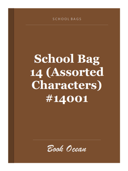 School Bag 14 (Assorted Characters) #14001