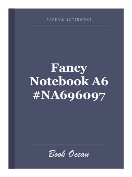 Fancy Notebook A6 #NA696097