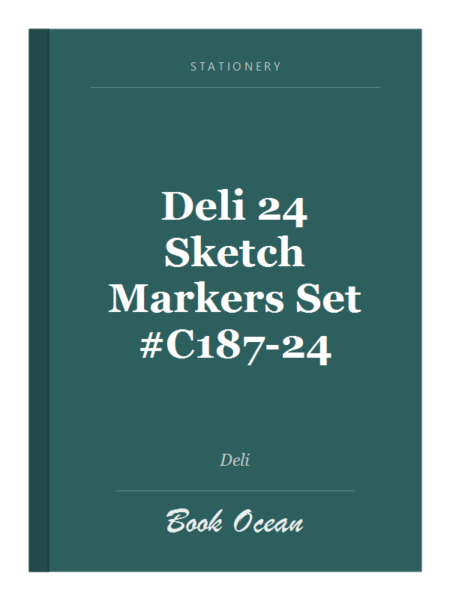 Deli 24 Sketch Markers Set #C187-24