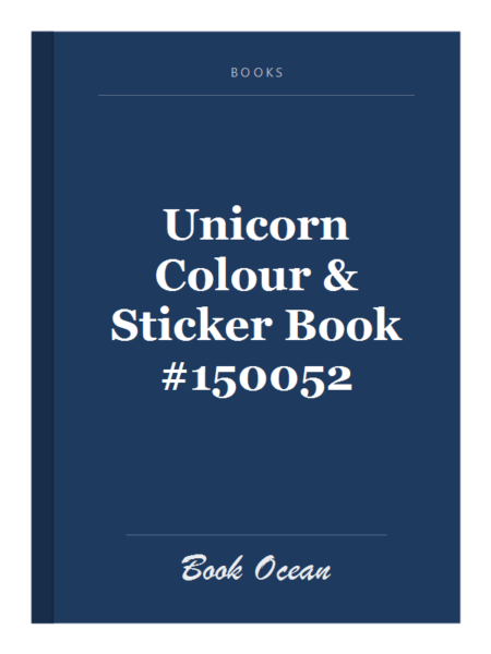 Unicorn Colour & Sticker Book #150052