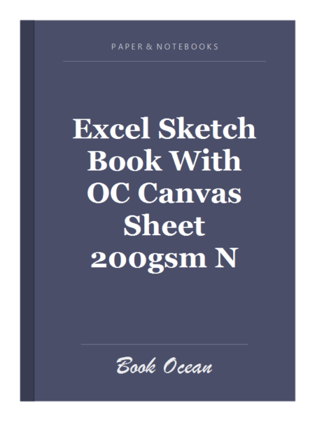 Excel Sketch Book With OC Canvas Sheet 200gsm N