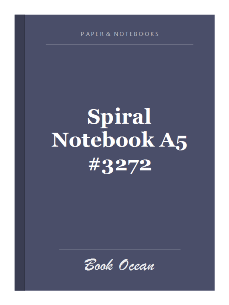 Spiral Notebook A5 #3272