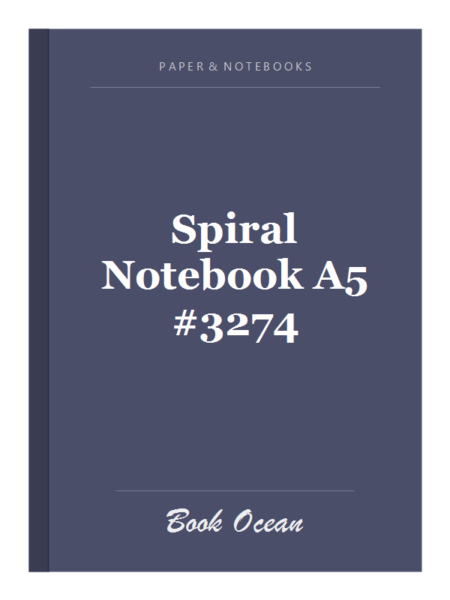 Spiral Notebook A5 #3274
