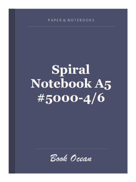 Spiral Notebook A5 #5000-4/6