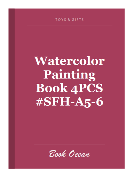 Watercolor Painting Book 4PCS #SFH-A5-6