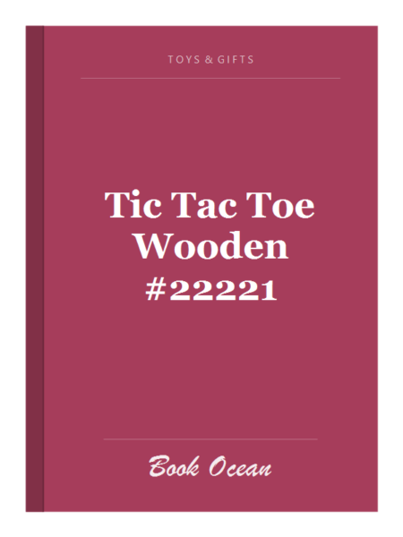Tic Tac Toe Wooden #22221