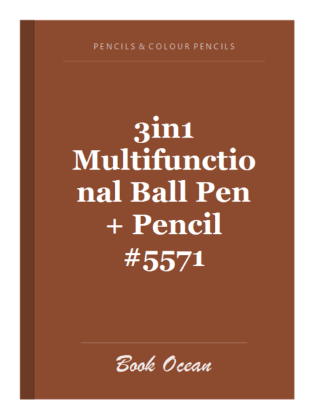 3in1 Multifunctional Ball Pen + Pencil #5571