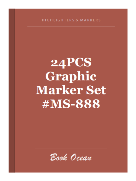 24PCS Graphic Marker Set #MS-888