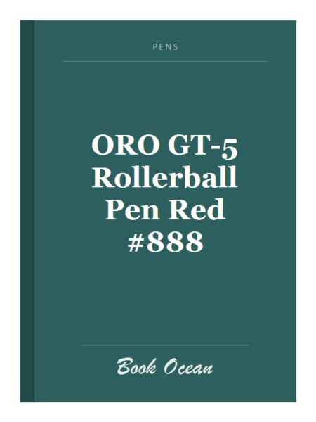 ORO GT-5 Rollerball Pen Red #888