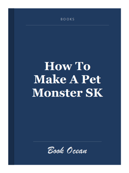 How To Make A Pet Monster SK