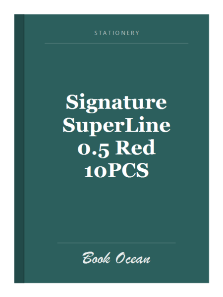 Signature SuperLine 0.5 Red 10PCS