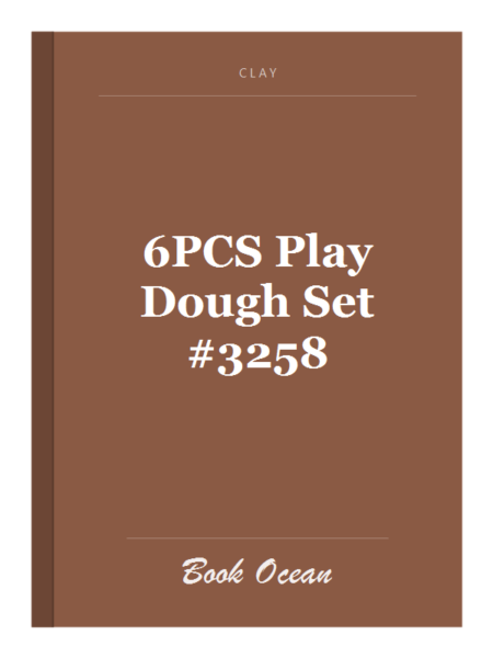 6PCS Play Dough Set #3258