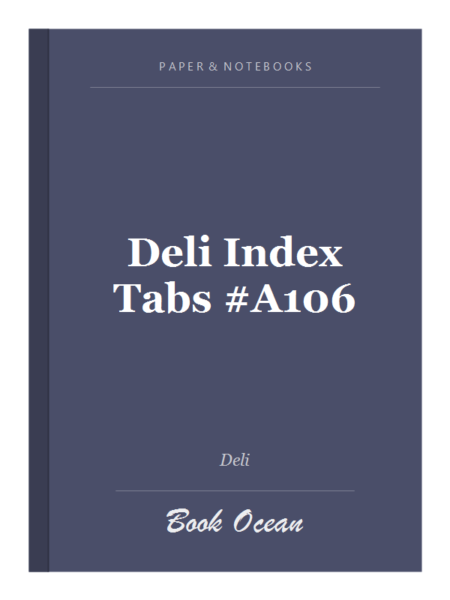 Deli Index Tabs #A106