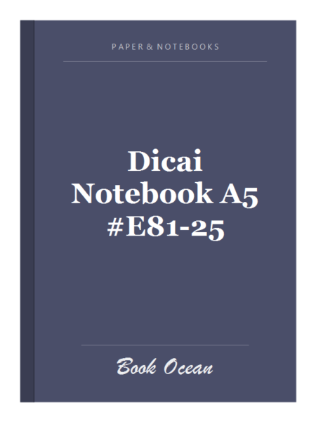 Dicai Notebook A5 #E81-25