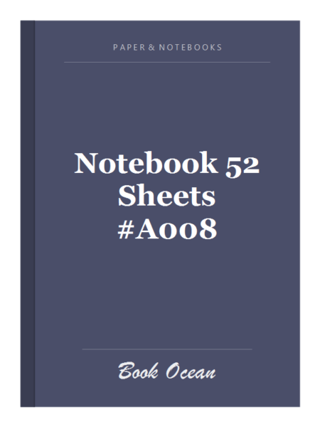 Notebook 52 Sheets #A008