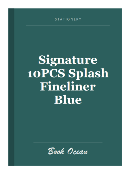 Signature 10PCS Splash Fineliner Blue