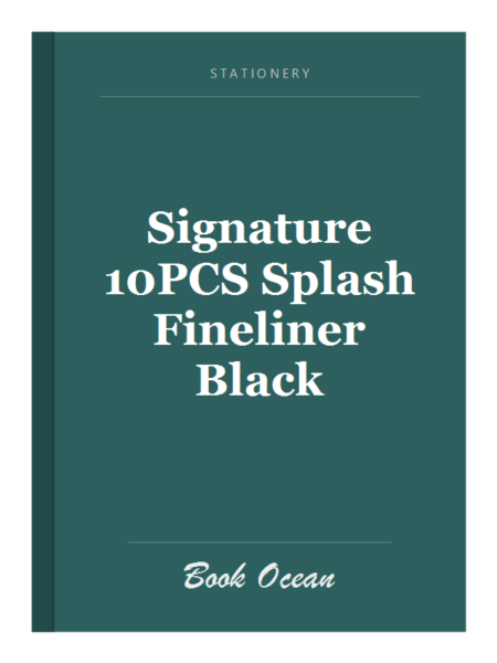 Signature 10PCS Splash Fineliner Black