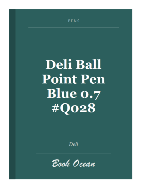 Deli Ball Point Pen Blue 0.7 #Q028