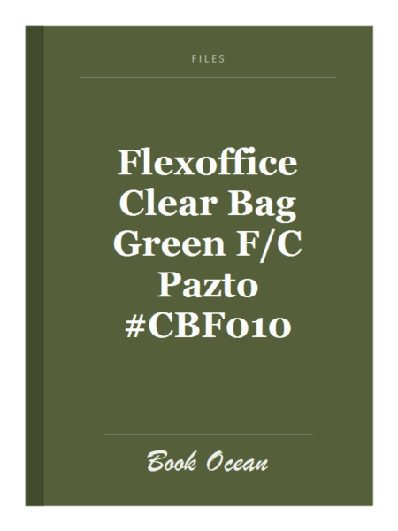 Flexoffice Clear Bag Green F/C Pazto #CBF010