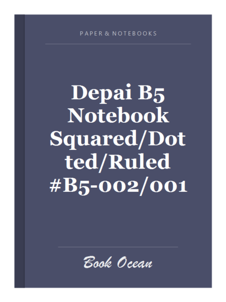 Depai B5 Notebook Squared/Dotted/Ruled #B5-002/001