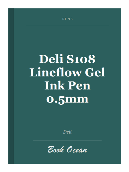 Deli S108 Lineflow Gel Ink Pen 0.5mm