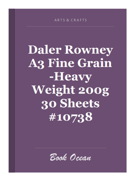 Daler Rowney A3 Fine Grain-Heavy Weight 200g 30 Sheets #10738