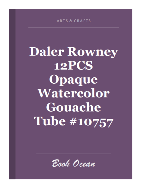 Daler Rowney 12PCS Opaque Watercolor Gouache Tube #10757