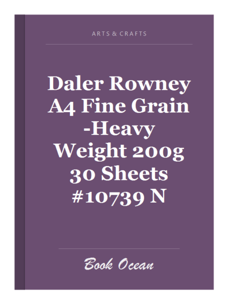 Daler Rowney A4 Fine Grain-Heavy Weight 200g 30 Sheets #10739 N