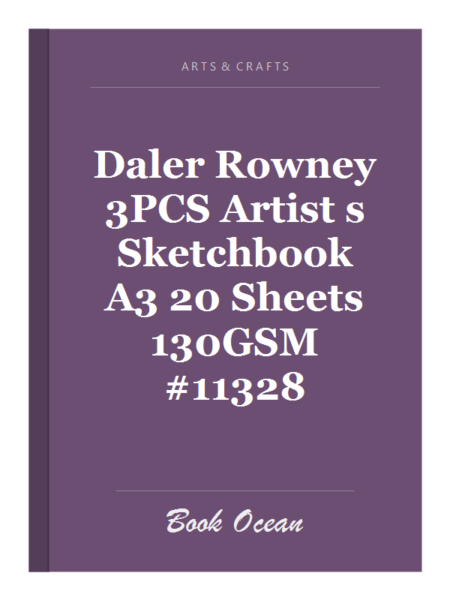 Daler Rowney 3PCS Artist s Sketchbook A3 20 Sheets 130GSM #11328